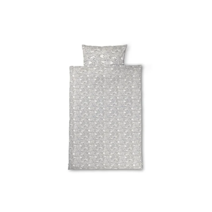 Ferm Living - Stream Kinderbettwäsche, 100 x 140 cm, off-white