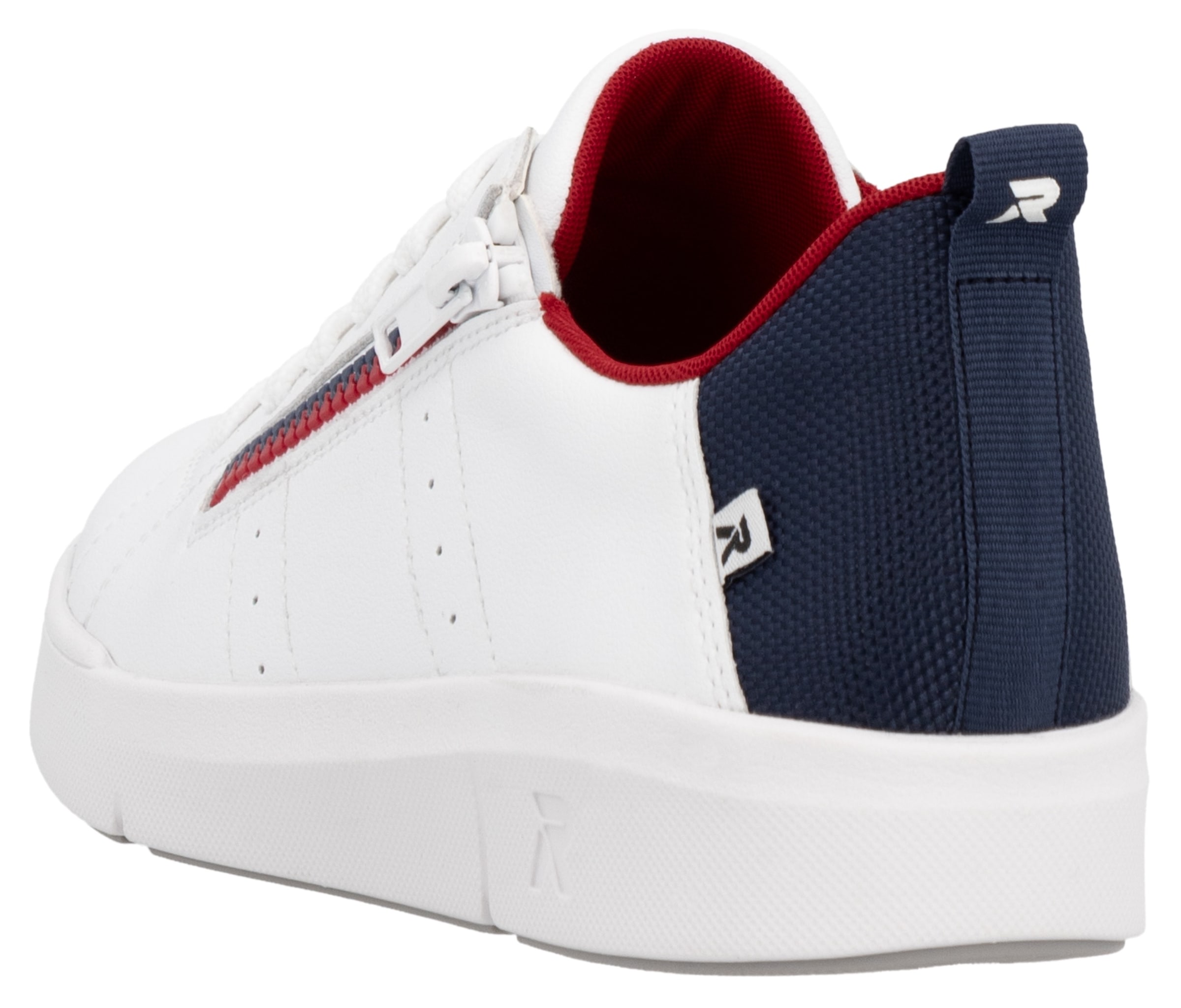 RIEKER Sport Sneaker  Schnürung und Reissverschluss, Freizeitschuh, Halbschuh, Schnürschuh