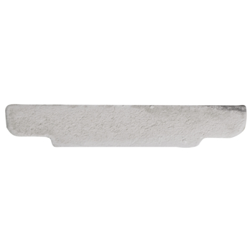 Koplat MDF klassiek wit gegrond 12x68mm 270cm