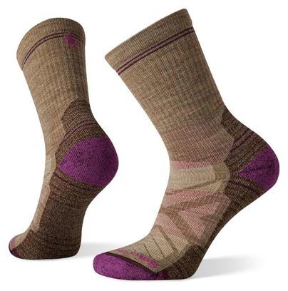 Chaussettes de Randonnée Smartwool Performance Hike Light Cushion Crew Beige