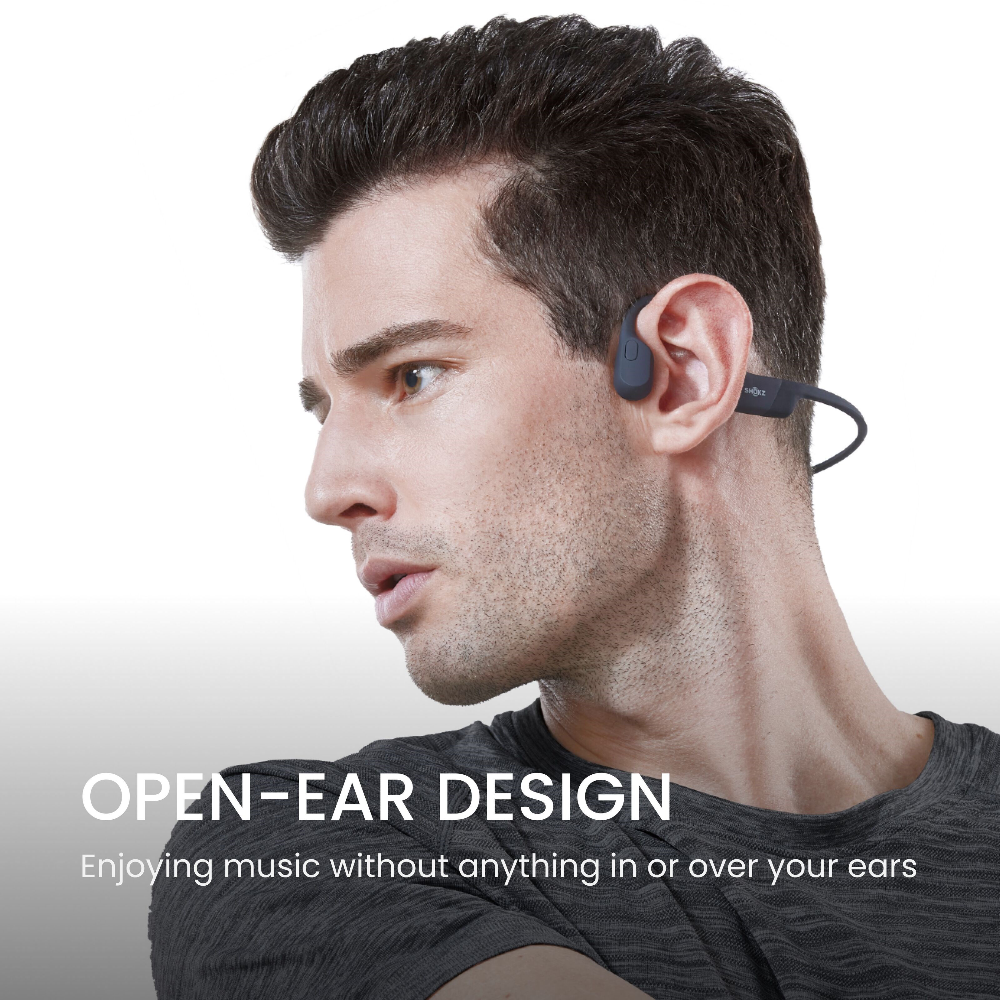 Shokz OpenRun Trådløse hodetelefoner USB-C