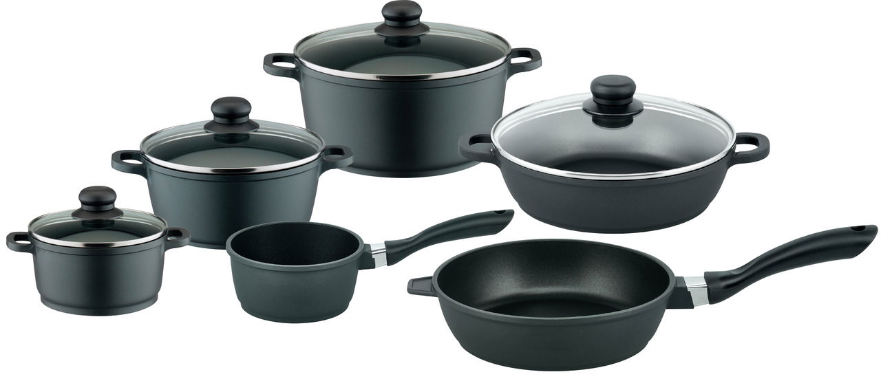 Elo Aluguss Topfset 6-tlg. BLACK CAST