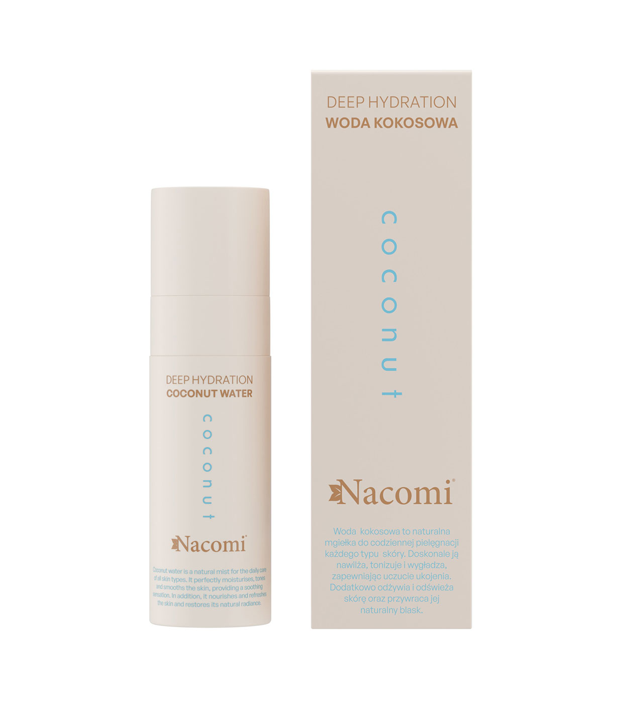 Nacomi - *Deep Hydration* - Bruma Facial de Água de Coco