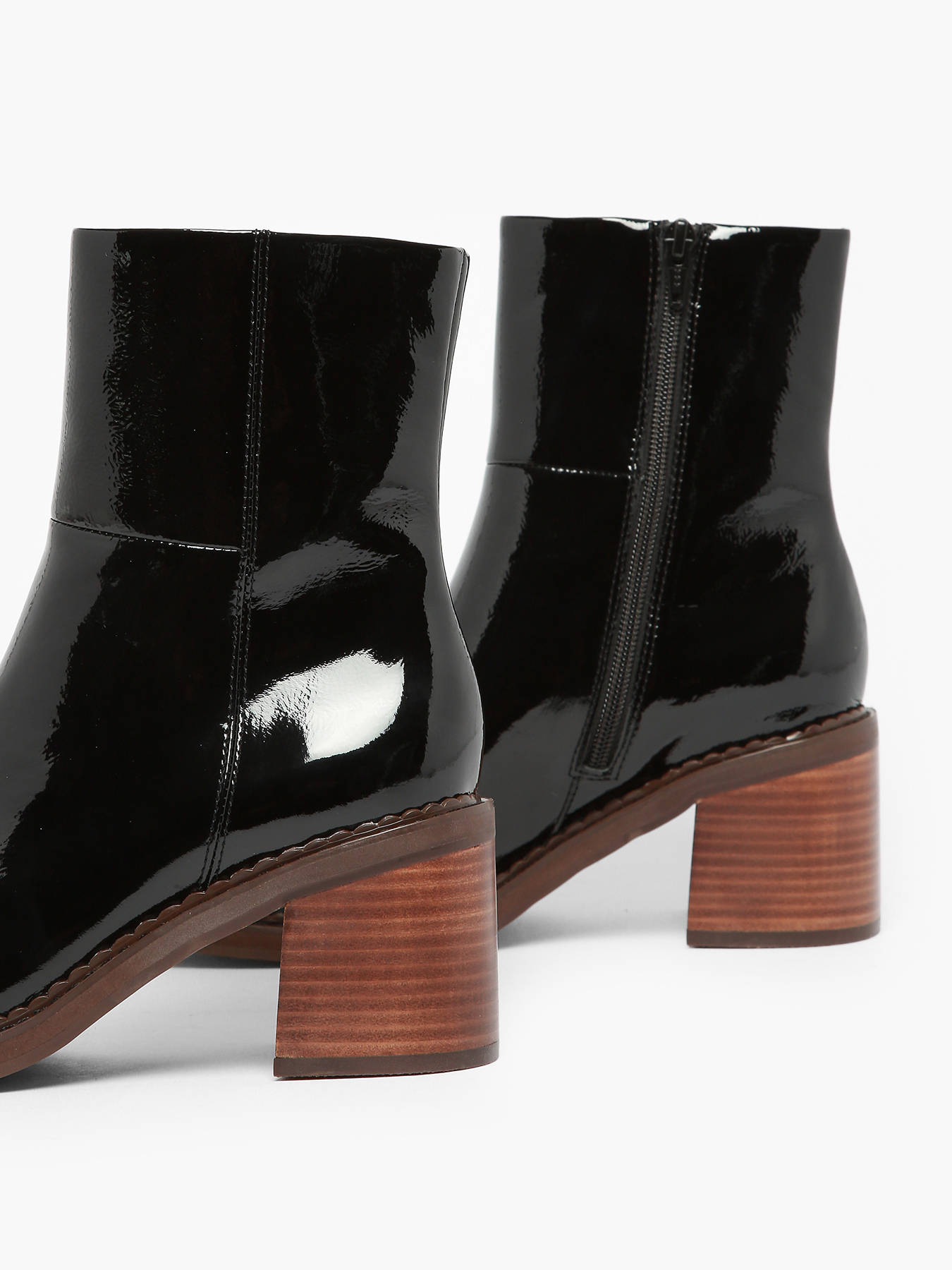 Bottines  talon Rebabi en cuir MAM'ZELLE