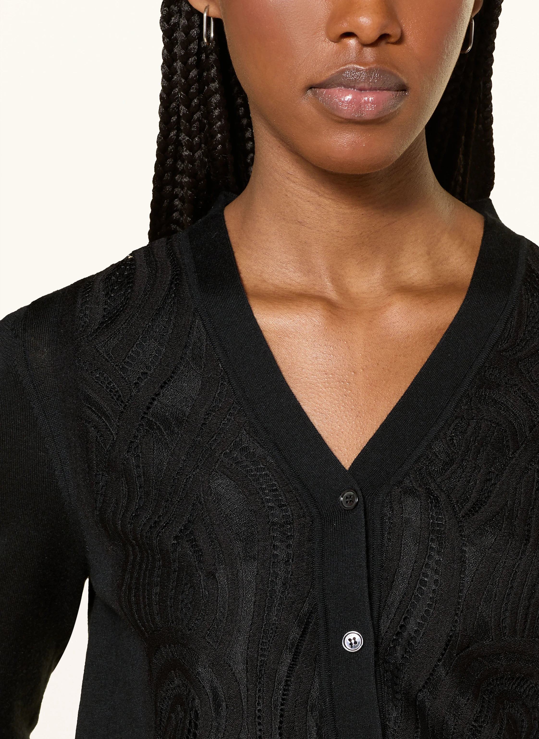 JOSEPH Strickjacke mit Spitze