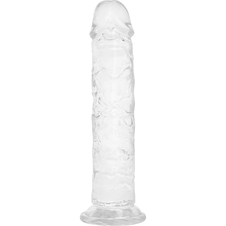 Willie City Klar dildo med sugekop 18 cm