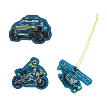 DerDieDas Wechselbuttons 3er Set Blue Speed