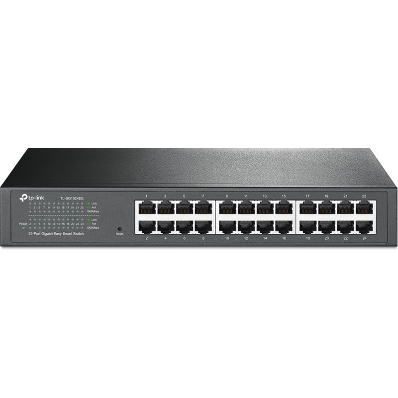 TP-Link TL-SG1024DE Géré L2 Gigabit Ethernet (10/100/1000) 1U Noir