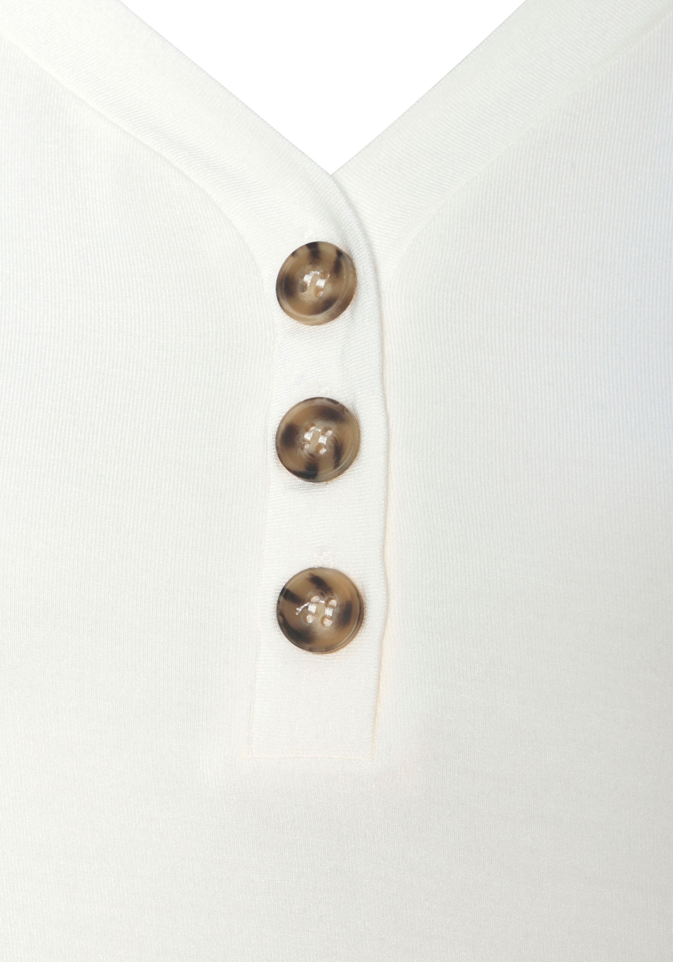 LASCANA Blusenshirt in creme, schwarz