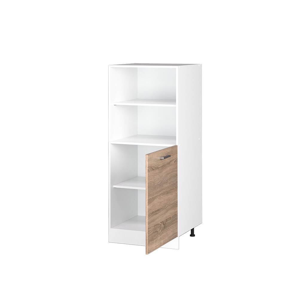 Vicco Backofenumbauschrank Küchenschrank Küchenzeile R-Line 60 cm Weiß Sonoma kleine Tür