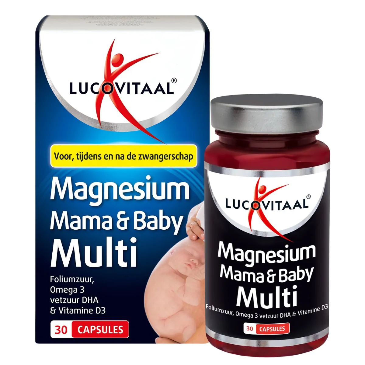Magnesium Mama & Baby Multivitamine Zwangerschap 30 capsules