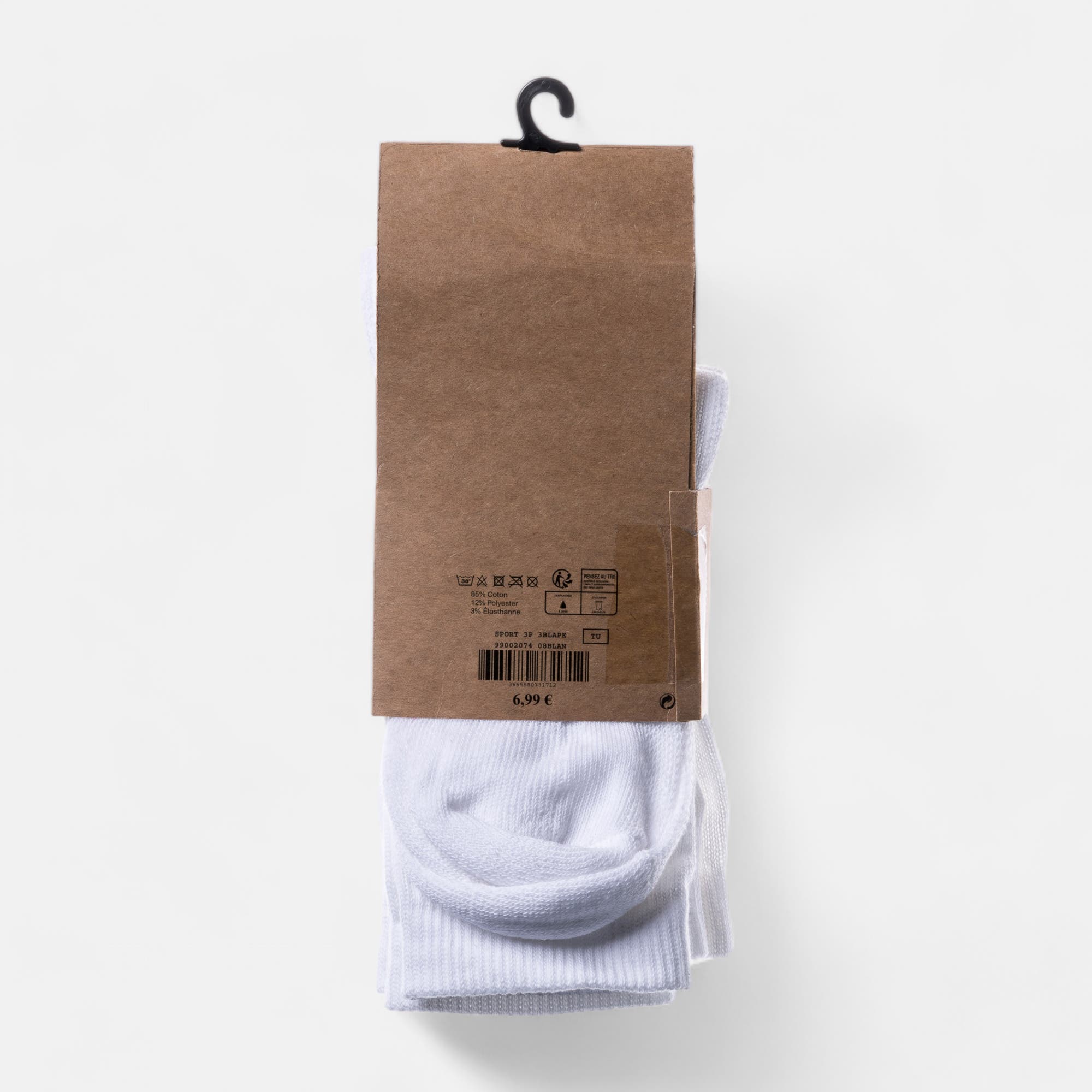 Chaussettes Homme blanc