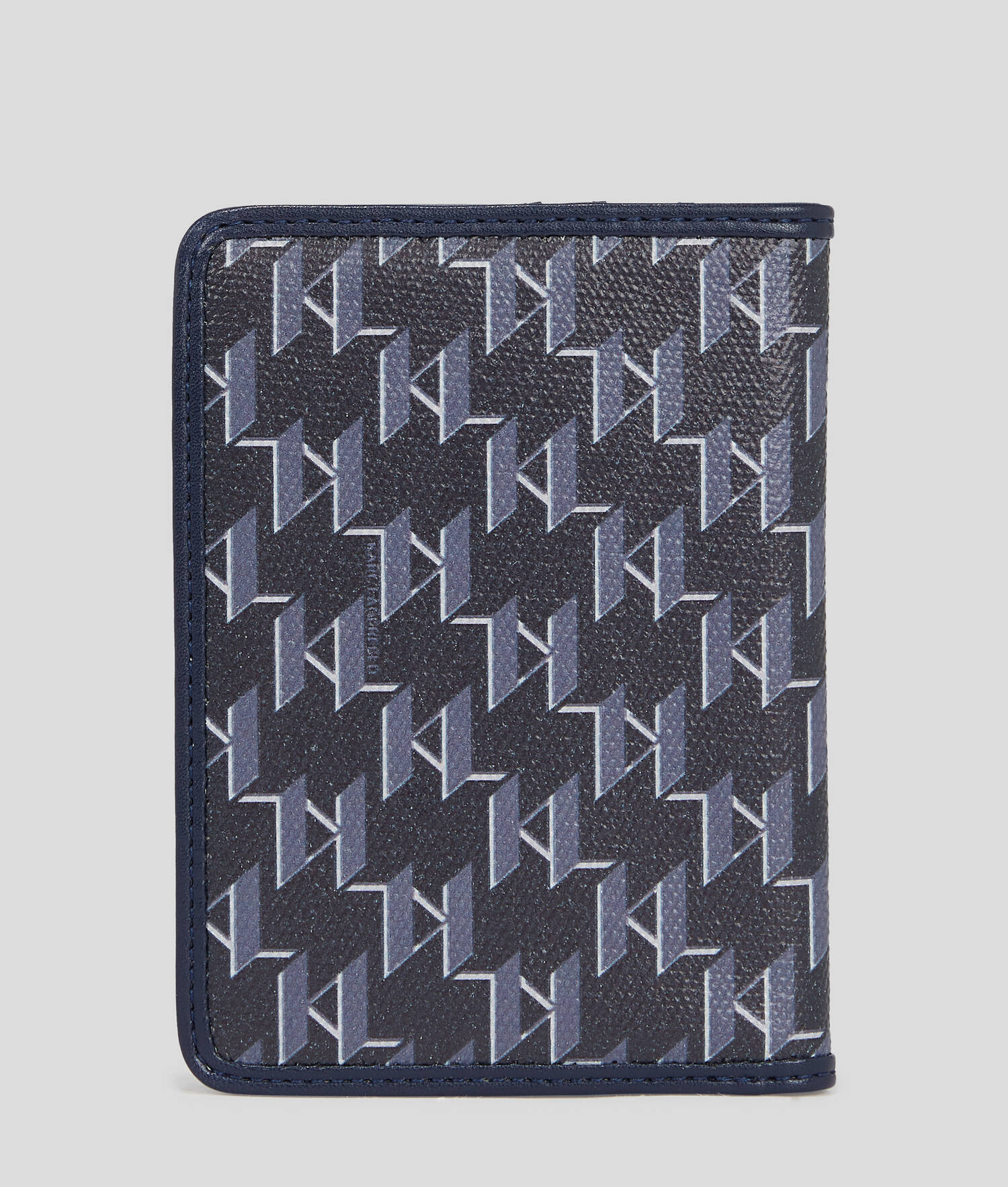 PORTE-PASSEPORT K/VOYAGE - Monogramme bleu marine