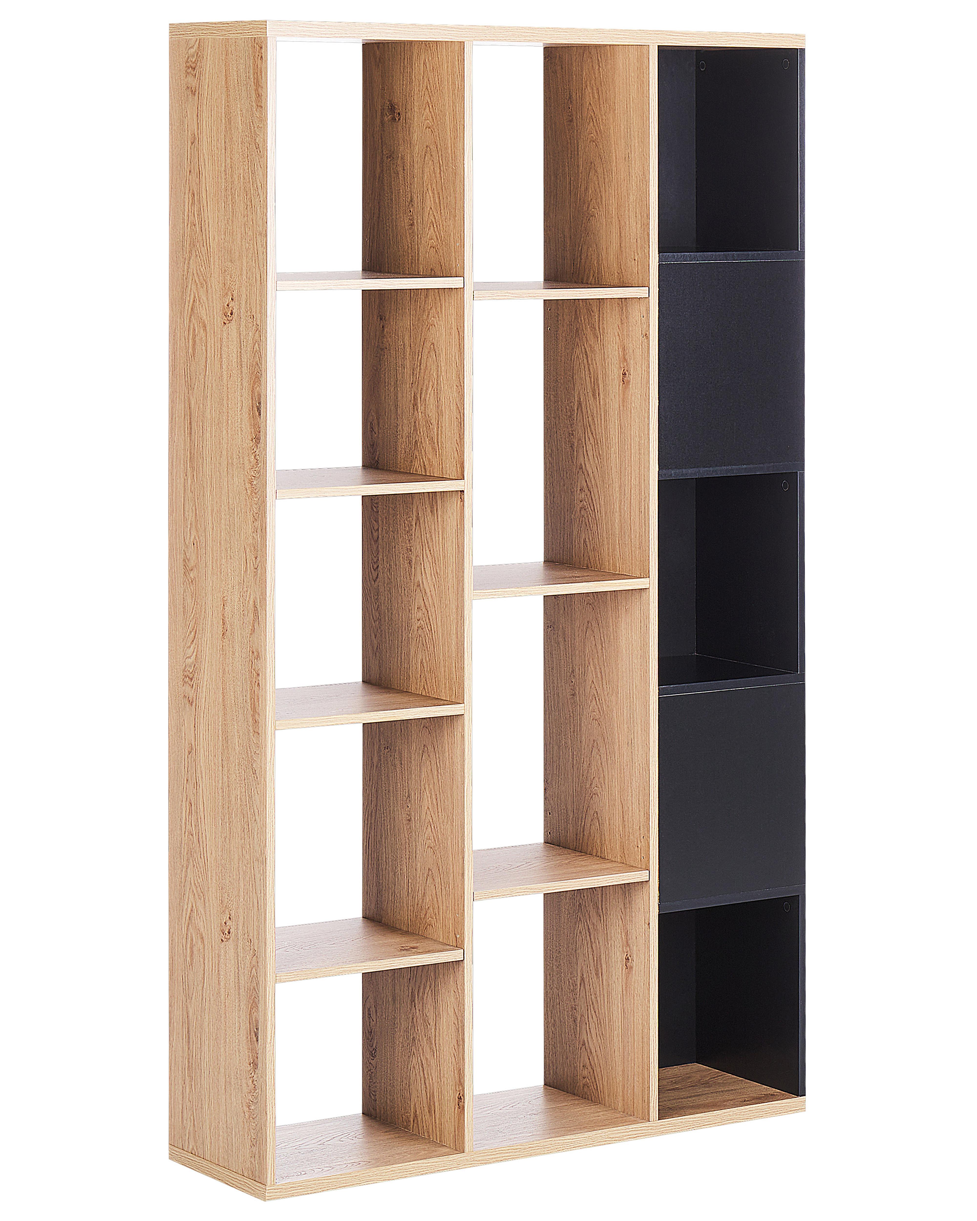 Boekenkast BANGOR 175 cm Bruin/zwart