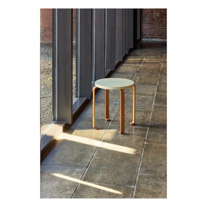 Hübsch Tabouret Smile | Orange Rouille