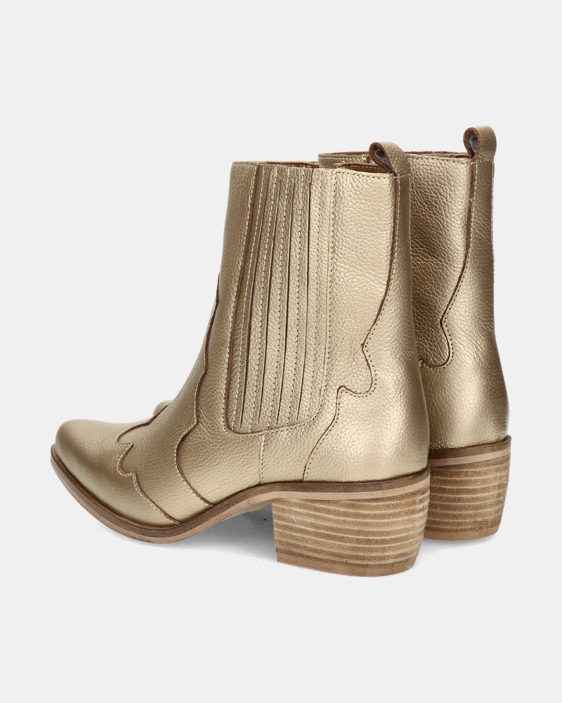 Nelson Rits- & gesloten boots  - goud