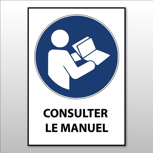 Panneau EPI ISO 7010 M002 consulter le manuel