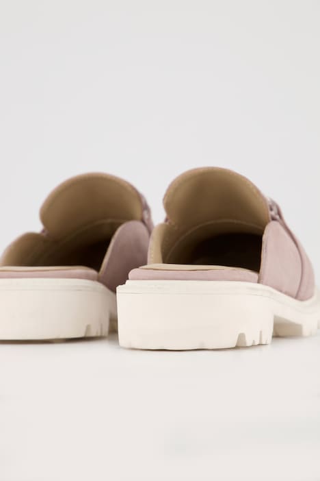 Veloursleder Mule, Weite H