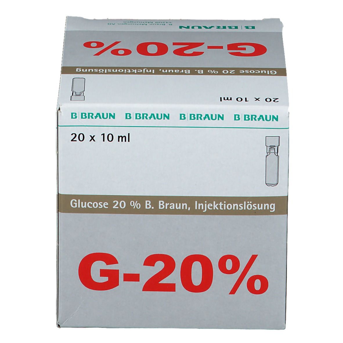 Glucose 20 % Braun Mini-Plasco® connect