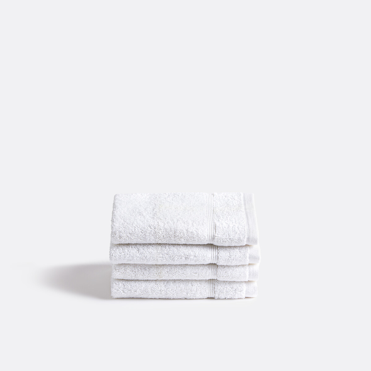 LA REDOUTE INTERIEURS<br>Conjunto de 4 toalhas de mão em tecido atoalhado 600 g/m², Zavara