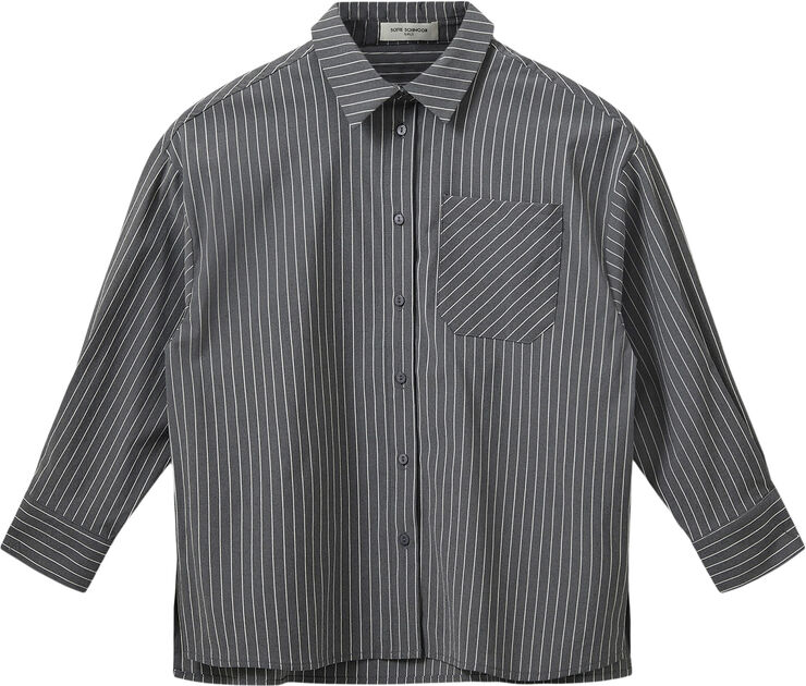Sofie Schnoor Shirt Grey striped