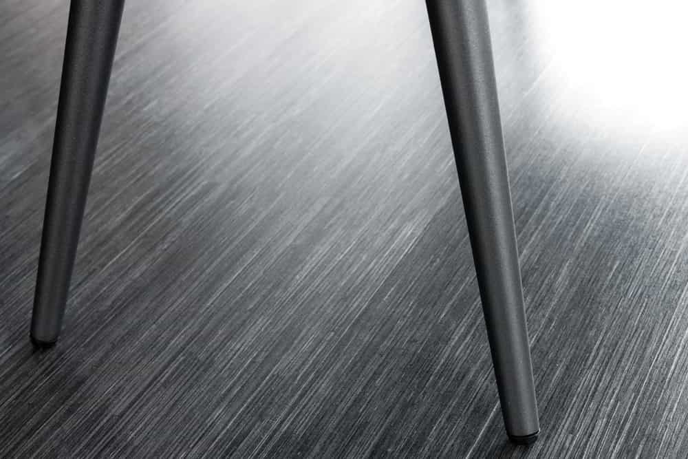 Design Sitzbank BOUTIQUE 100cm senfgelb Samt schwarze Metallbeine