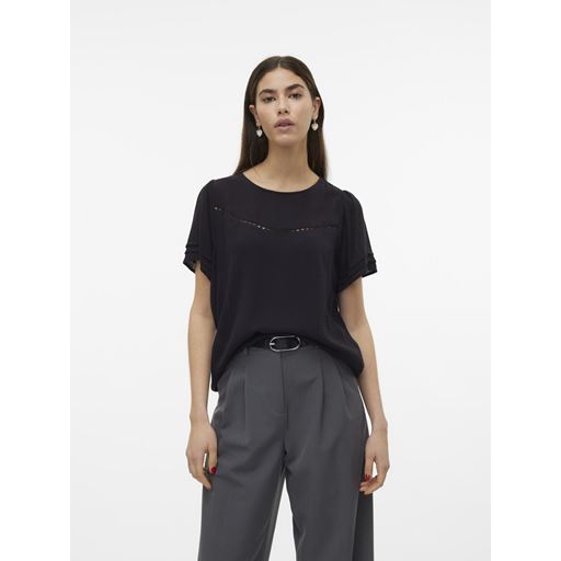 Vero Moda Menny Bluse, Black, XS