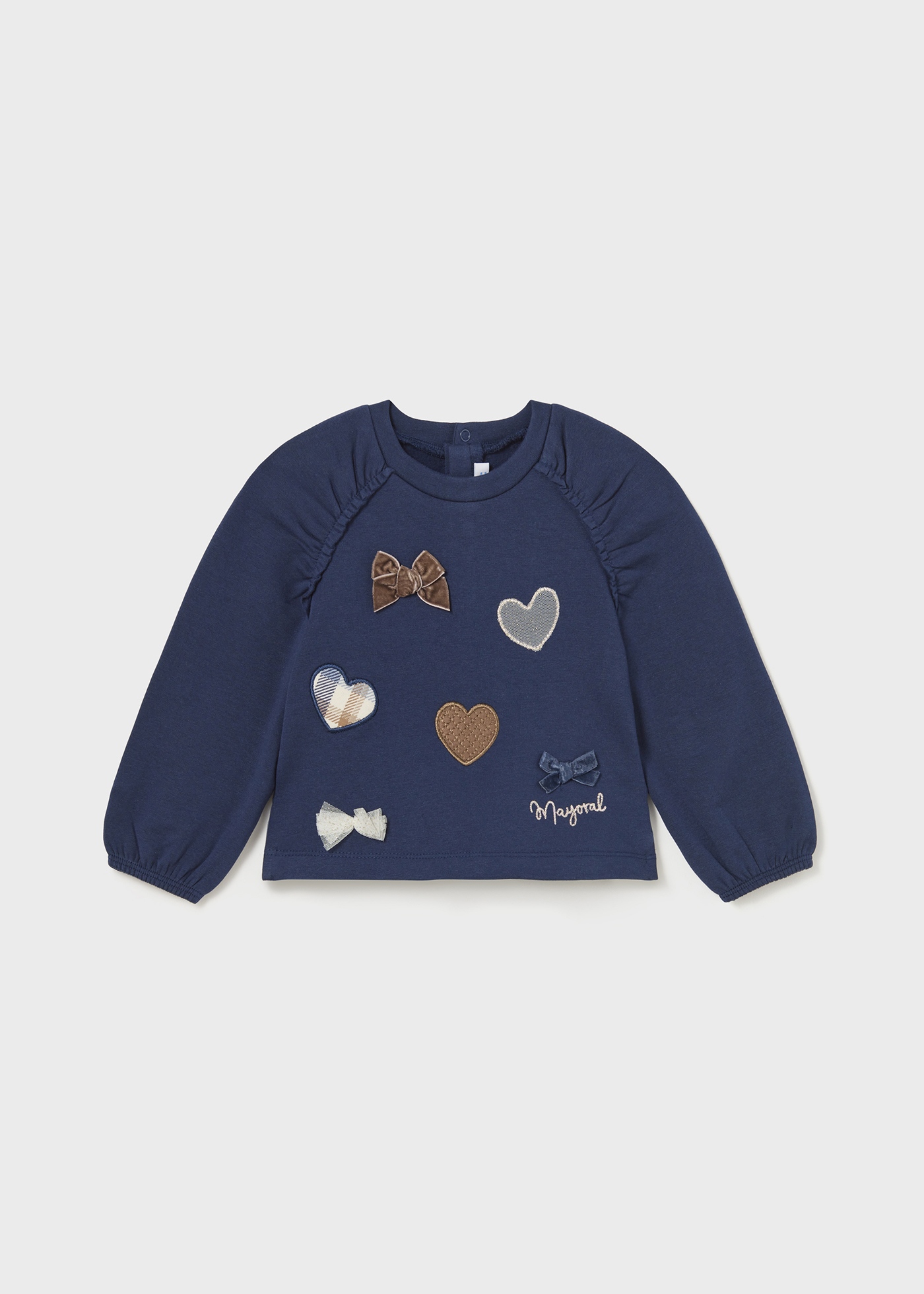 Moletom infantil bordado Better Cotton