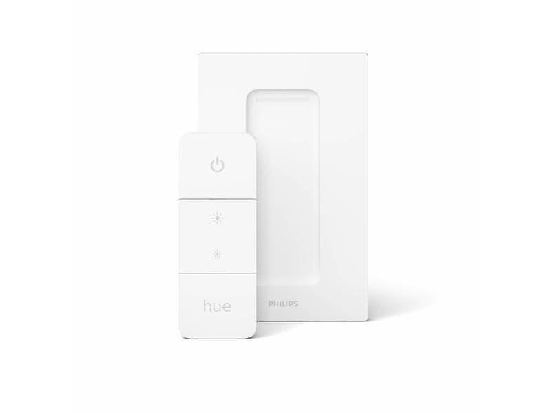 Philips Hue Zubehör Dimmschalter V2 Weiss Einzelwand-Schalter zur Erweiterung des bestehenden Hue-Systems