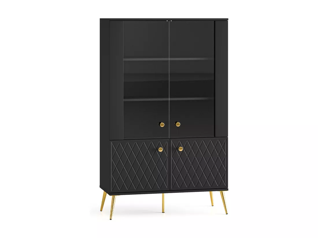 Vaisselier 4 portes Manoé Noir