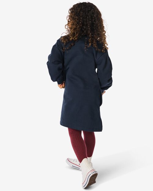 robe sweat enfant bleu foncé