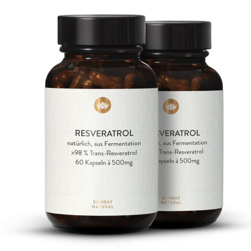 Sunday Natural Products  Resveratrol Kapseln500mg
