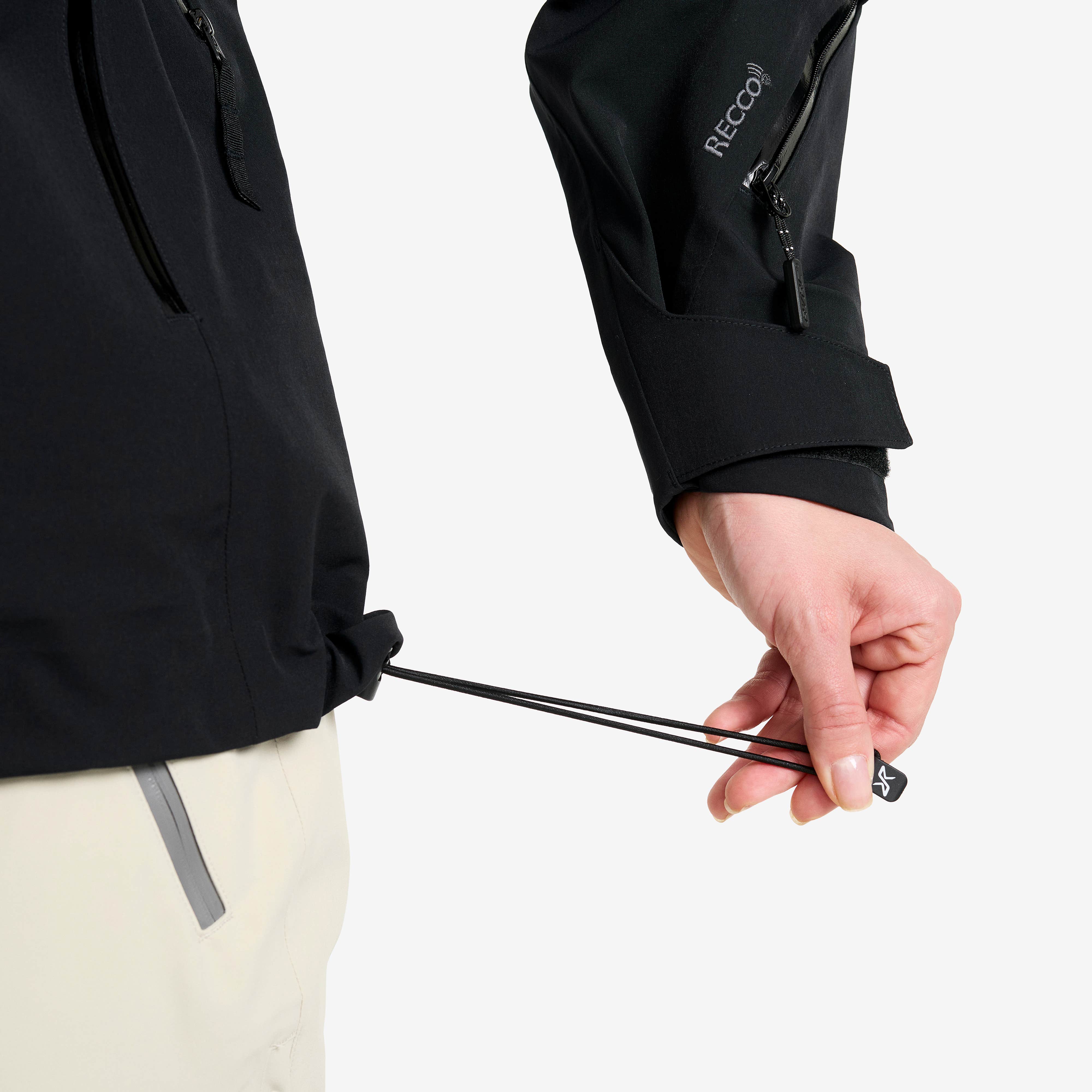 Cyclone 3L Shell Jacket Dame Black