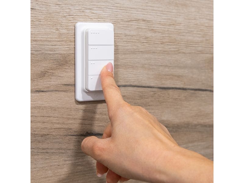 Shelly Smart Home Fernbedienung BLU RC Button 4 Smarte Bluetooth-Fernbedienung mit vier Tasten