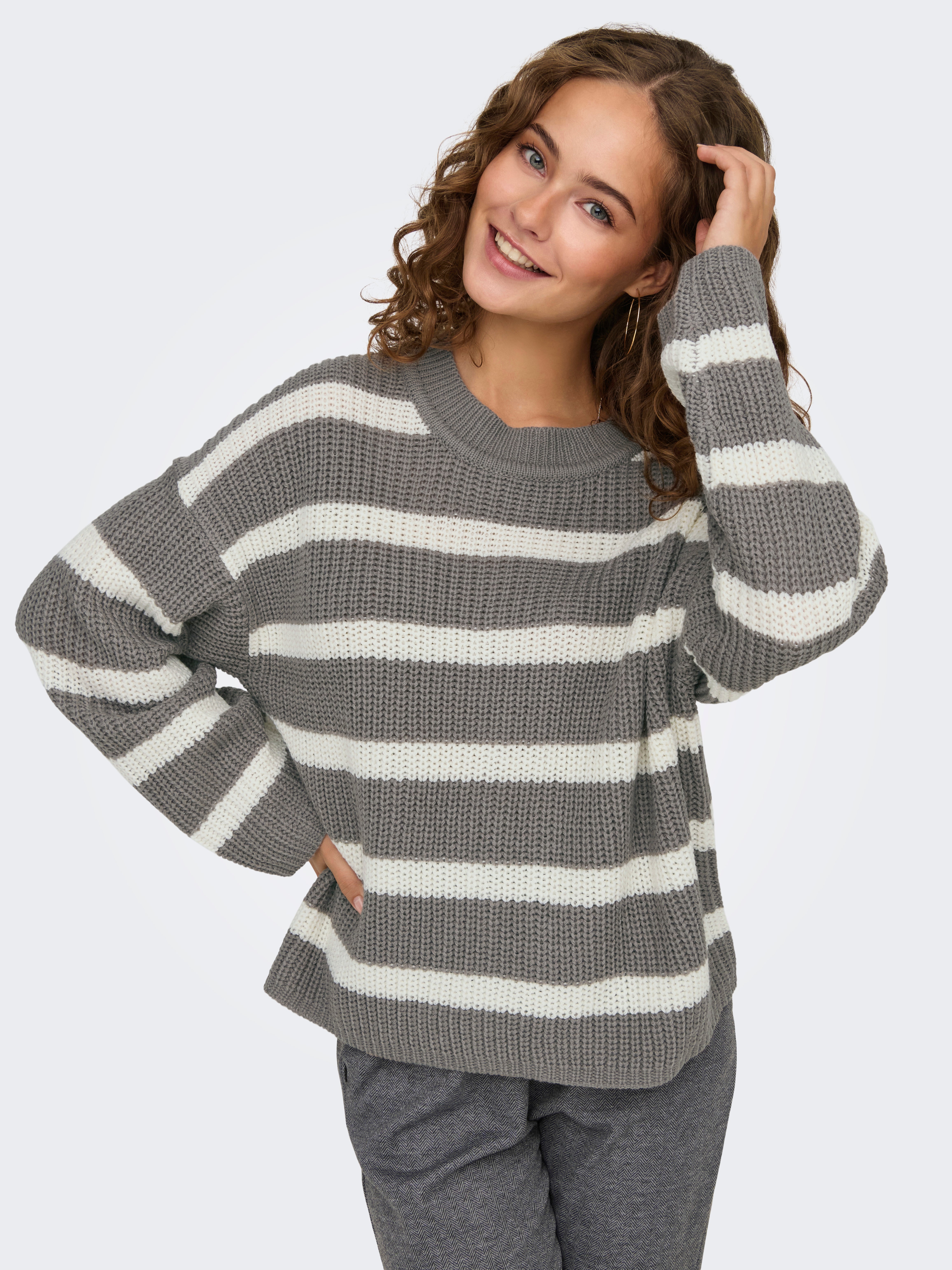 JDYJUSTY Strickpullover December Sky