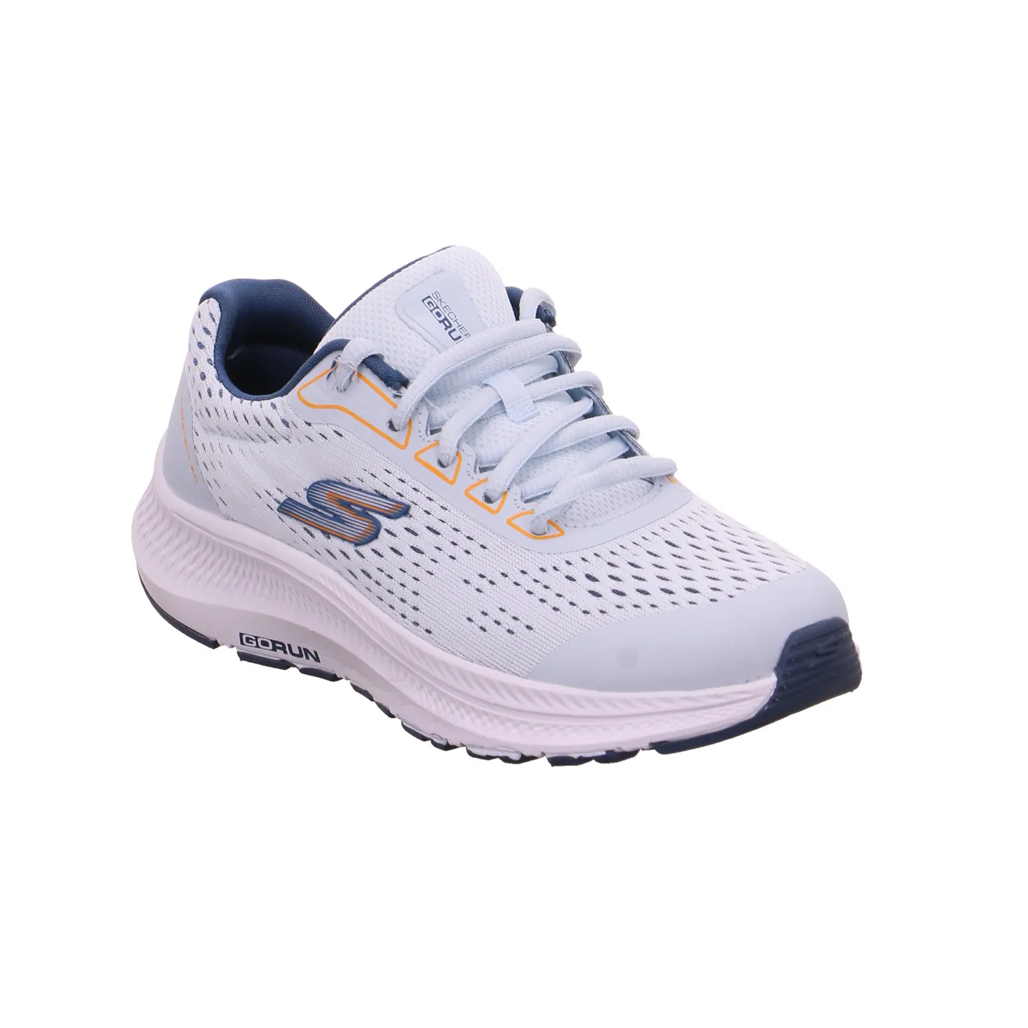 SKECHERS Mädchen-Halbschuh Binder Silber Textil  Sneaker
