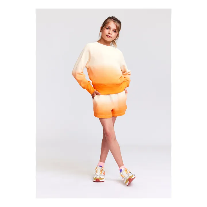 AO76 Sweat Aya Gaufré | Orange