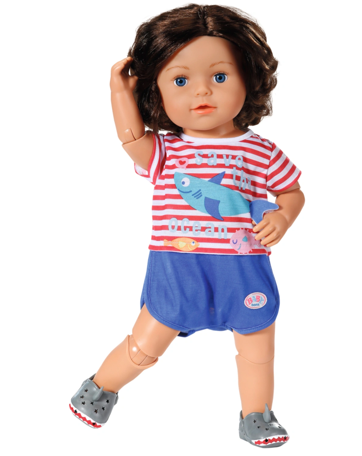 BABY born® Puppe BROTHER PLAY & STYLE (43cm)
