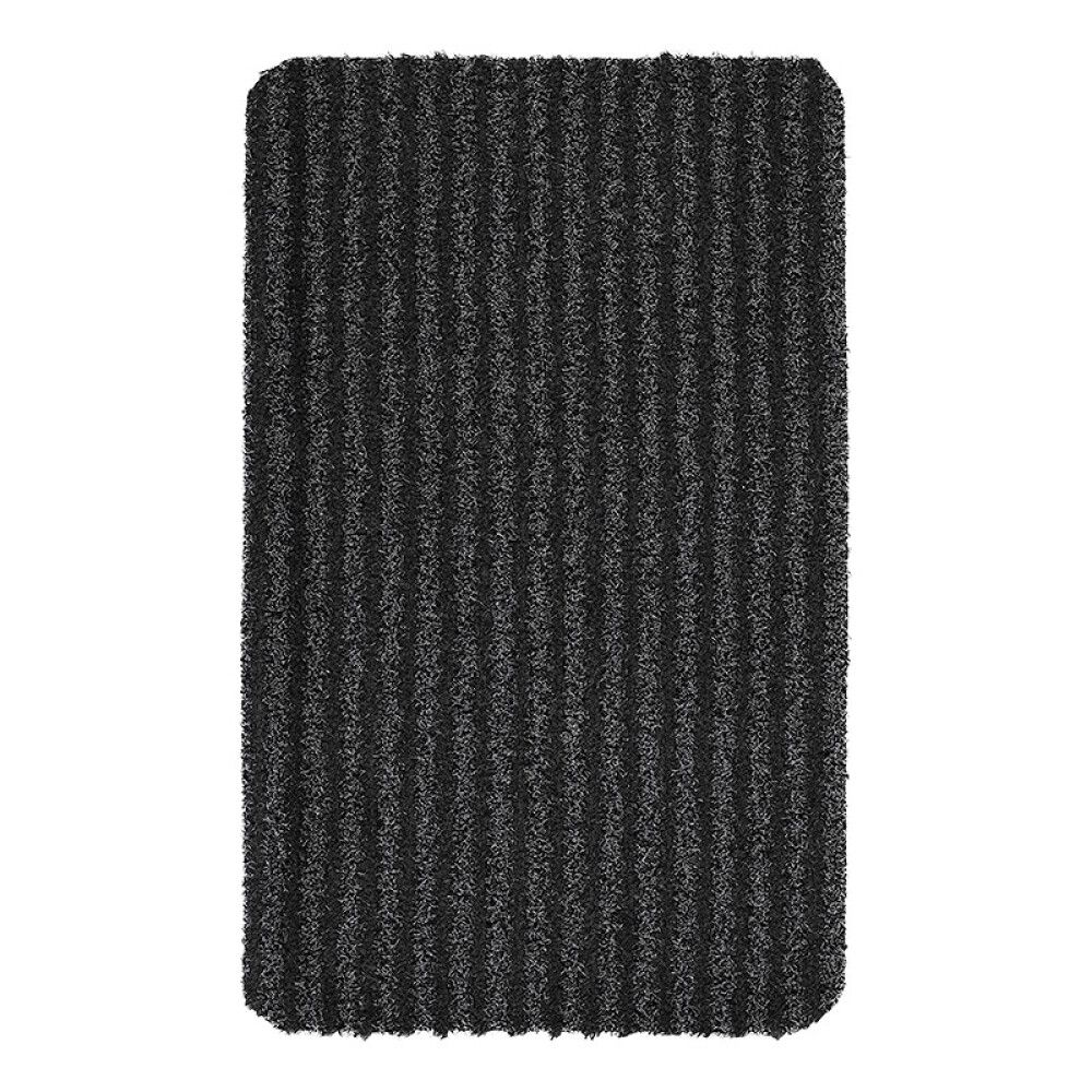 DØRMATTE MATTEBOLAGET OXFORD 45X75CM ANTRACIT STRIPET