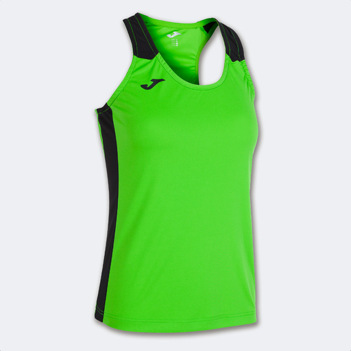 Camiseta Tirantes Joma Record Ii Verde Flúor Negro