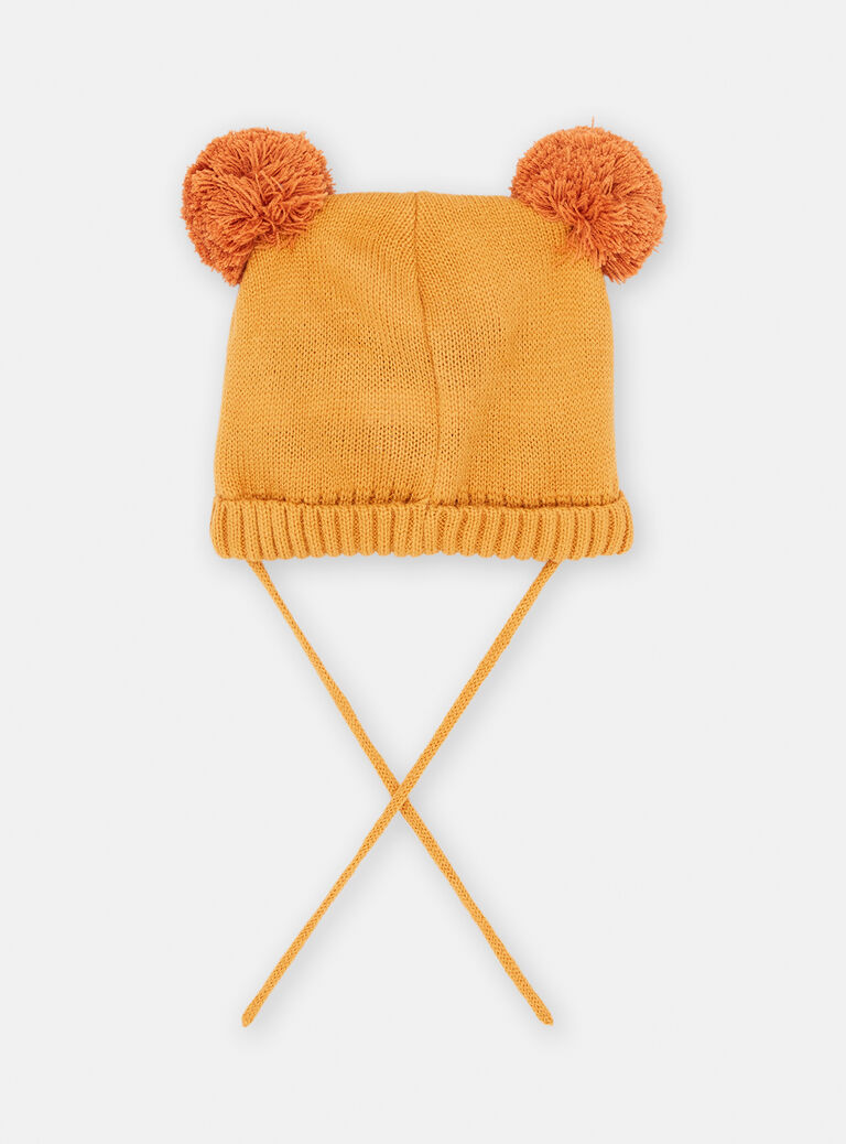 Bonnet motif ours pour bébé garçon