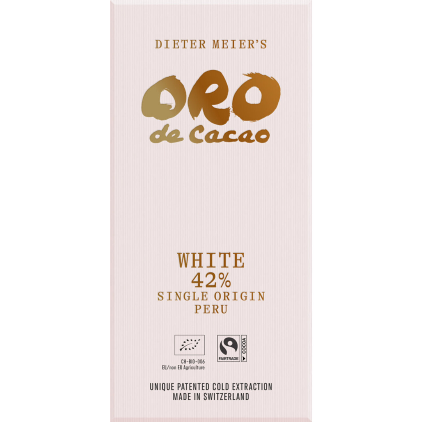 ORO de Cacao Bio White 42% 80G