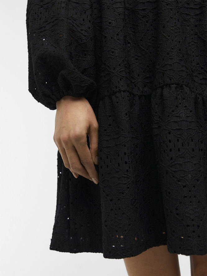 Object OBJFEODORA GIA L/S DRESS NOOS Black