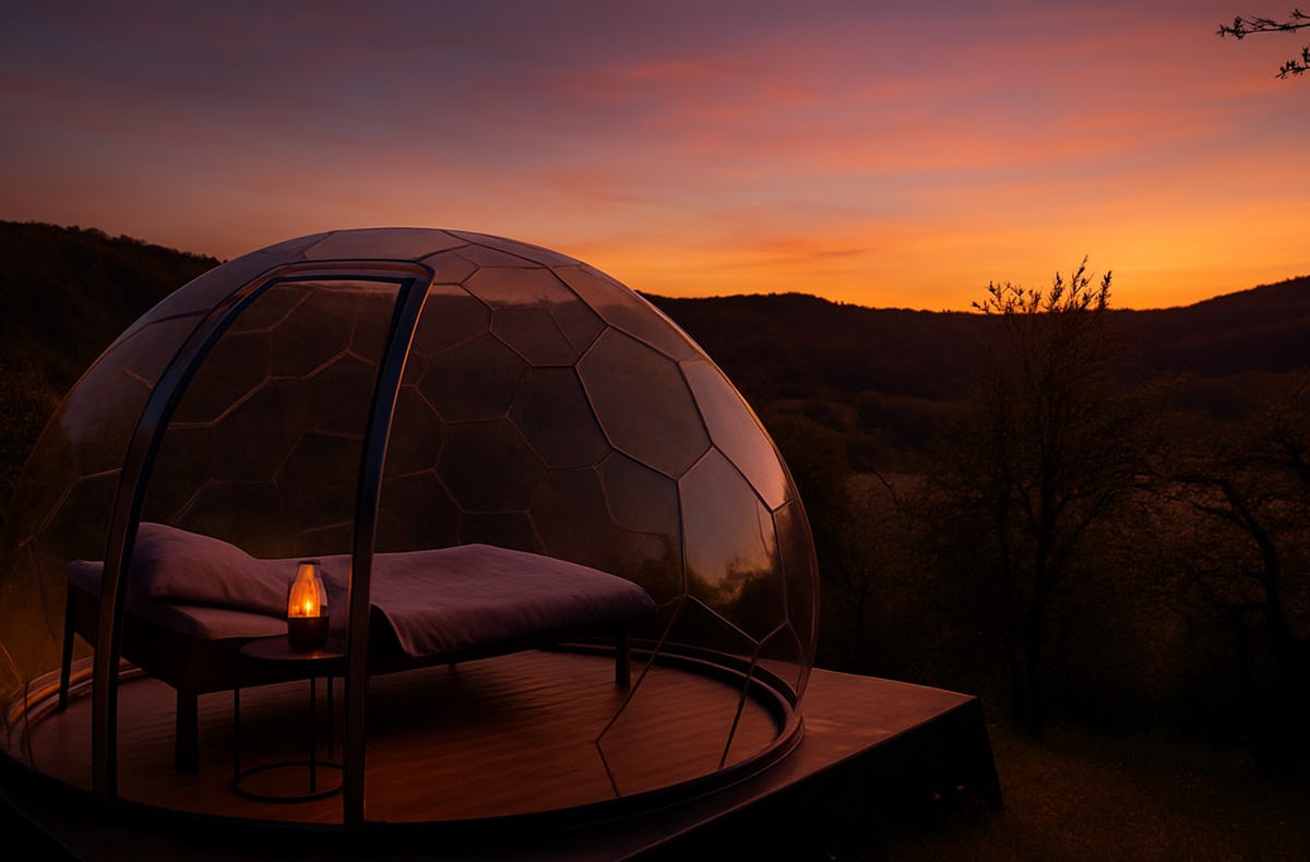 Bubble Hotel Däfern für 2 (1 Nacht)