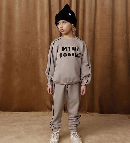 Mini Rodini Jogginghosen - Plain Rohrleitungen - Grey