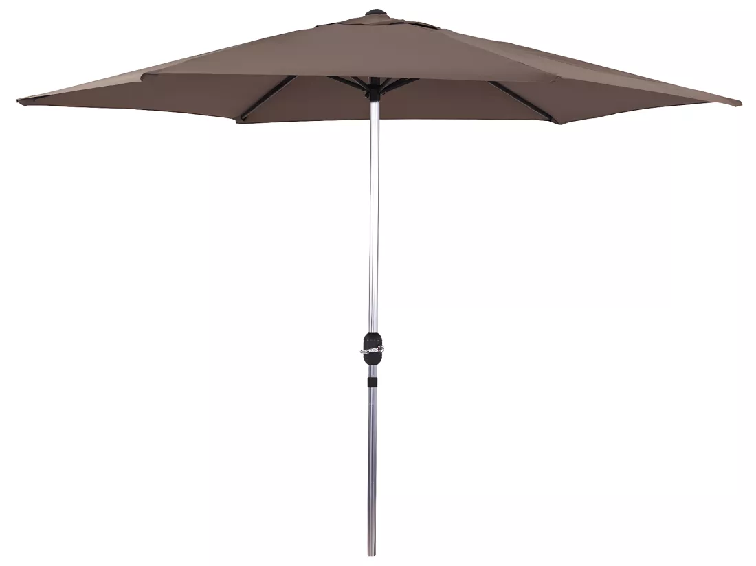 Parasol jardin droit Alu 