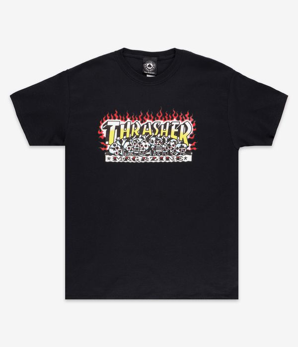 Thrasher Krak Skulls T-Shirt (black)
