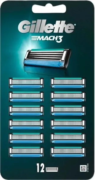Gillette Mach 3 Barberblade - 12-pak