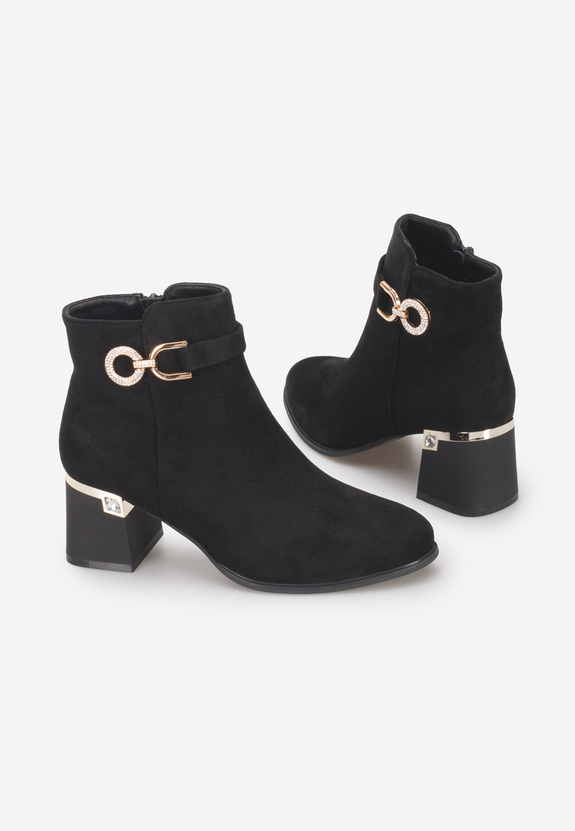 Bottines élégantes noires Agrapa