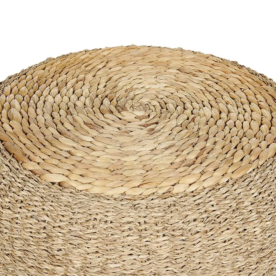 BACKAN - Poef - Natuurlijk - 50 cm - Waterhyacint